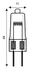 Lampadina 12v 50w GY6.35