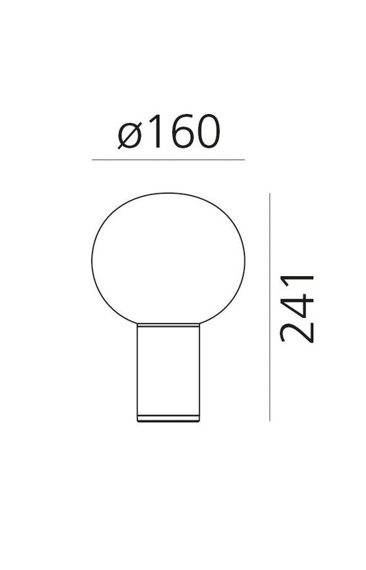 Artemide Laguna ricambio sfera / vetro diffusore