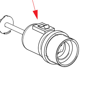 Artemide Tolomeo ricambio portalampada completo