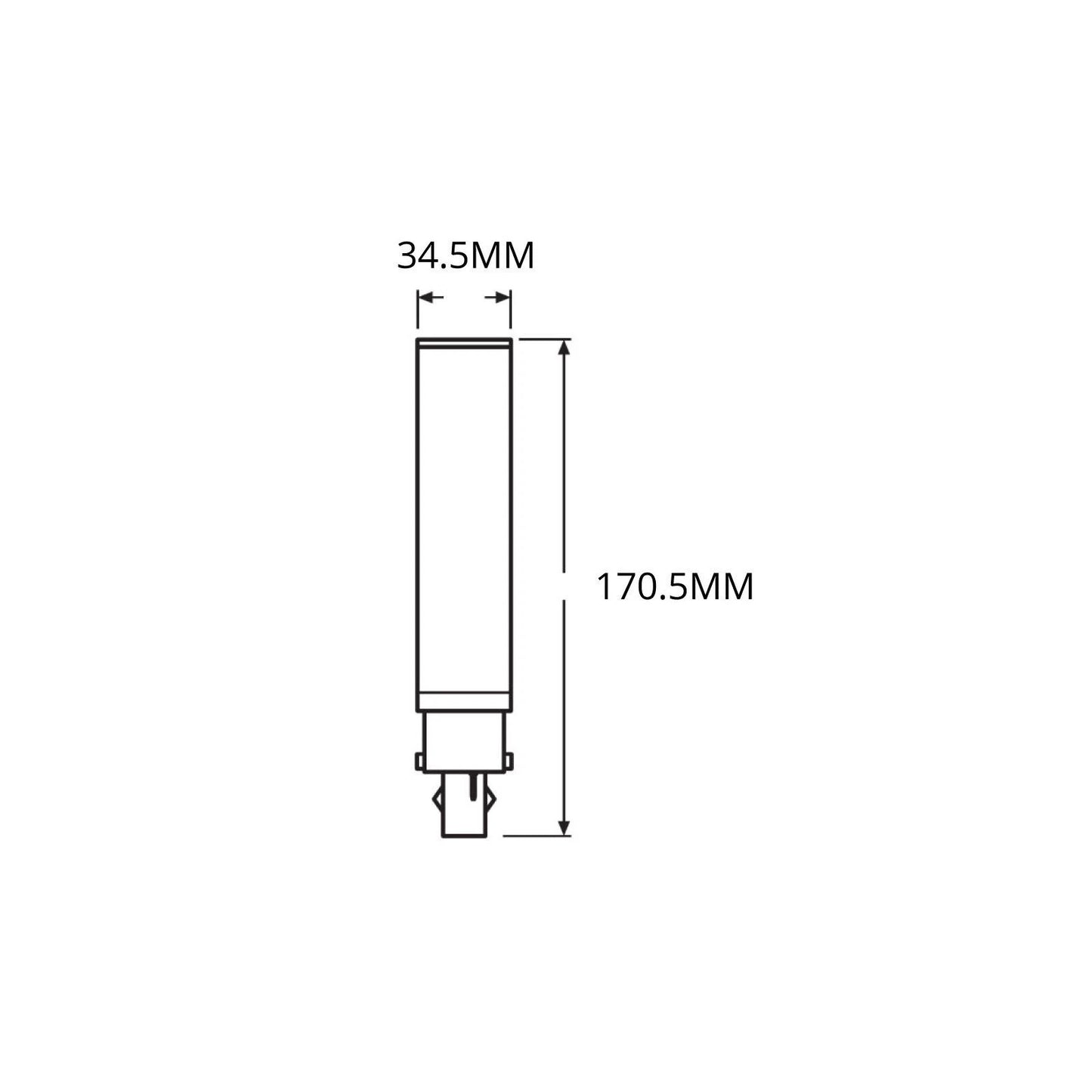 Osram DULUX-D LED 230v 10w G24d-3