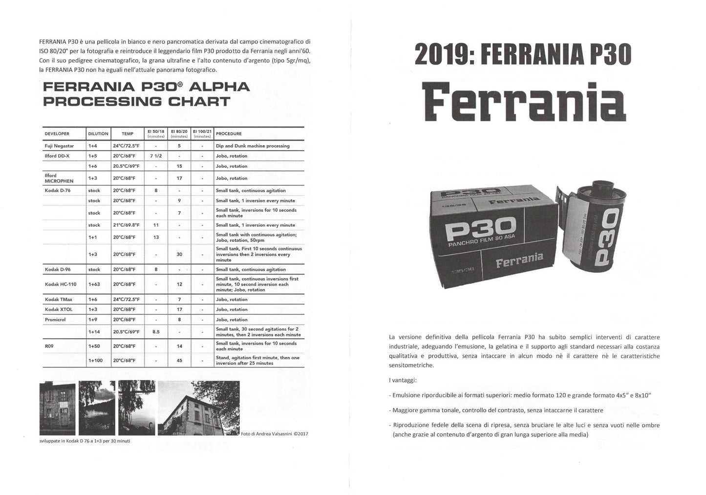 Ferrania P30 135/36 80asa