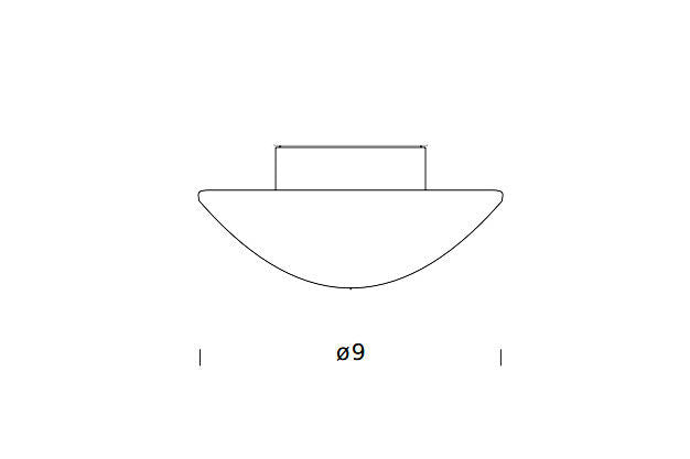 Fontana Arte Sillaba / Sillabone Vetro diffusore Ricambio