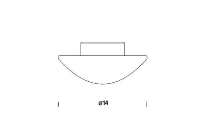 Fontana Arte Sillaba / Sillabone Vetro diffusore Ricambio