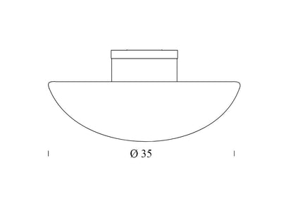 Fontana Arte Sillaba / Sillabone Vetro diffusore Ricambio