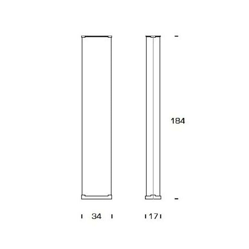 Fontana Arte Pirellone terra Diffusore / Vetro di Ricambio singolo