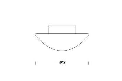 Fontana Arte Sillaba / Sillabone Vetro diffusore Ricambio