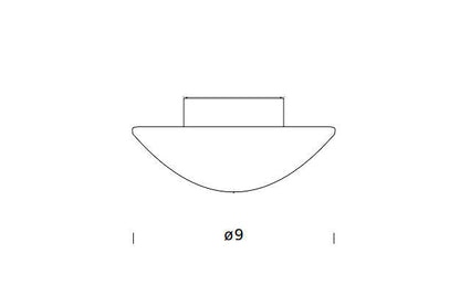 Fontana Arte Sillaba Vetro diffusore Ricambio