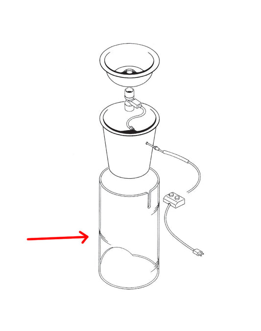 FLOS Aoy Ricambi vetro Cilindro , diffusore , riflettore