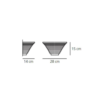 Artemide Egisto 28 e 38 - Diffusore / Vetro di Ricambio