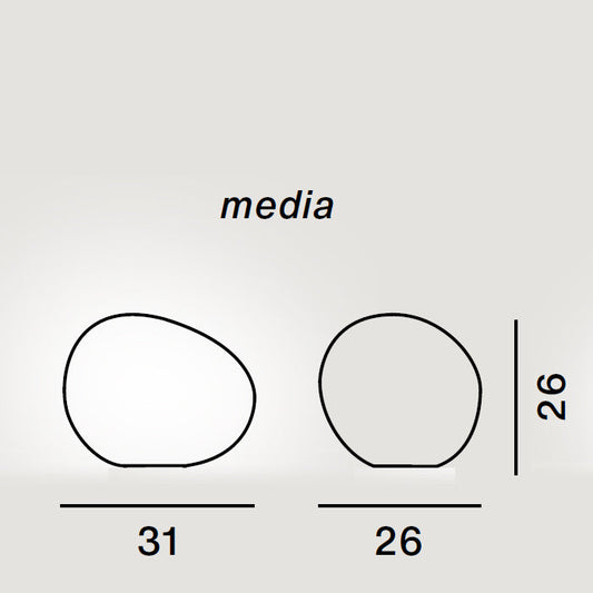 Foscarini Gregg Terra ricambio vetro diffusore