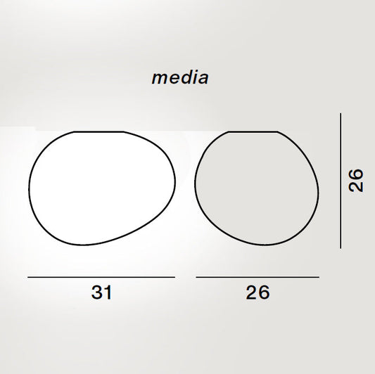 Foscarini Gregg Soffitto / Parete  ricambio vetro diffusore