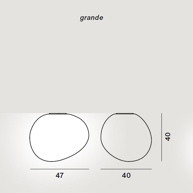 Foscarini Gregg sospensione ricambio vetro diffusore