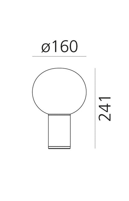 Artemide Laguna ricambio sfera / vetro diffusore