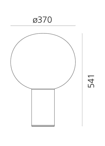 Artemide Laguna ricambio sfera / vetro diffusore