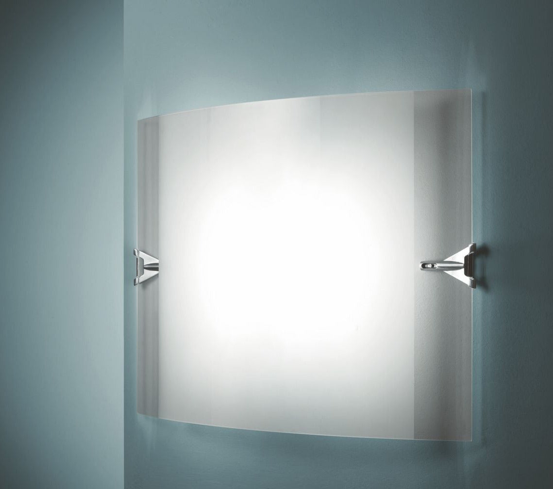 Fontana Arte Velo Parete 50 x 35 - Vetro Diffusore di Ricambio