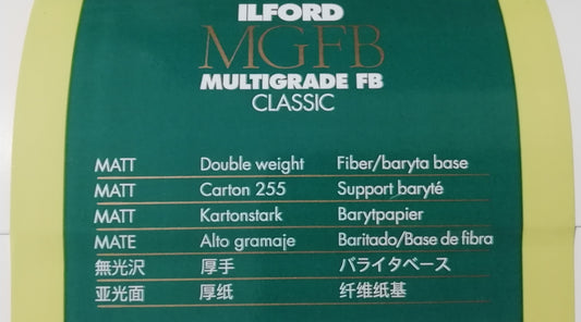 Ilford MG FB Classic 18X24cm 25Fg 5K Matt opaca