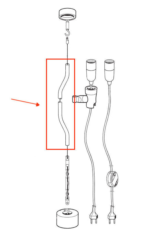FLOS Parentesi Ricambio tubetto