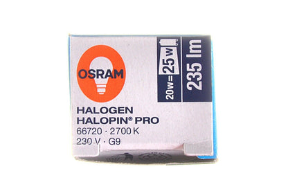 Osram 66720 230v 20w G9